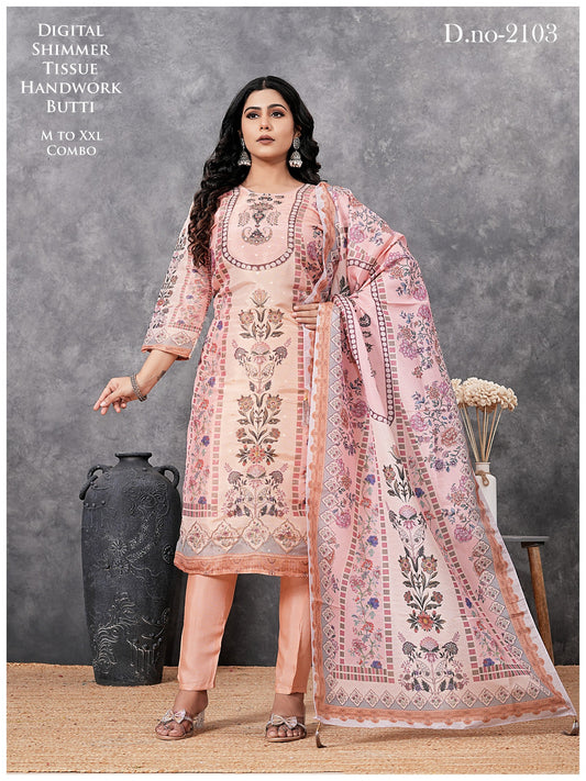 Luxurious Pink Traditional Ethnic Suit