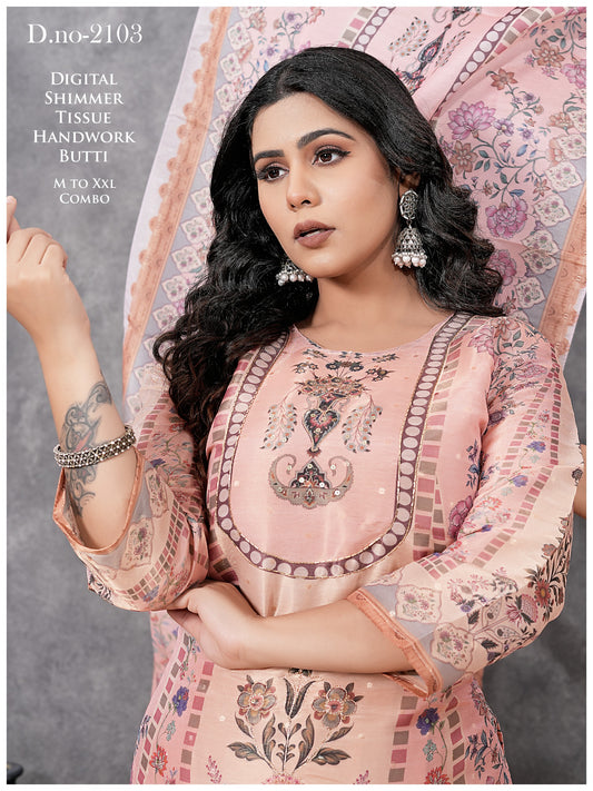Luxurious Pink Traditional Ethnic Suit